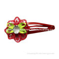 Hair Clip Bow, 100% Polyester, Customized Sizes and Colors are Available